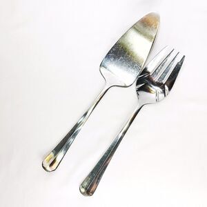 International Stainless GRAN ROYAL 2 Piece Set Pie Server And Meat Fork